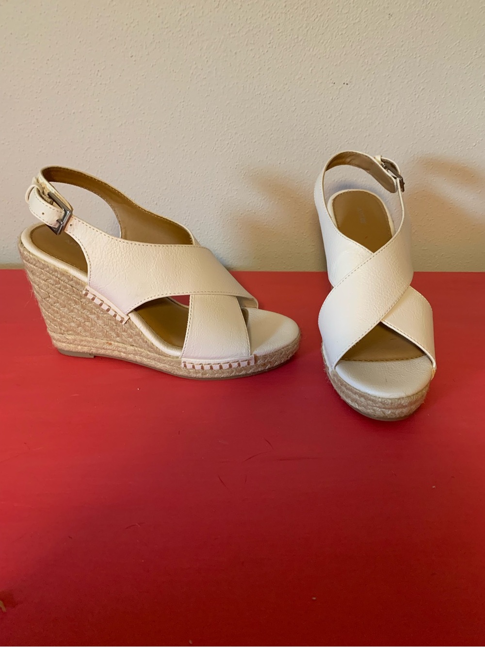 Apt. 9 Wedge Sandals - Cross Band Slingback